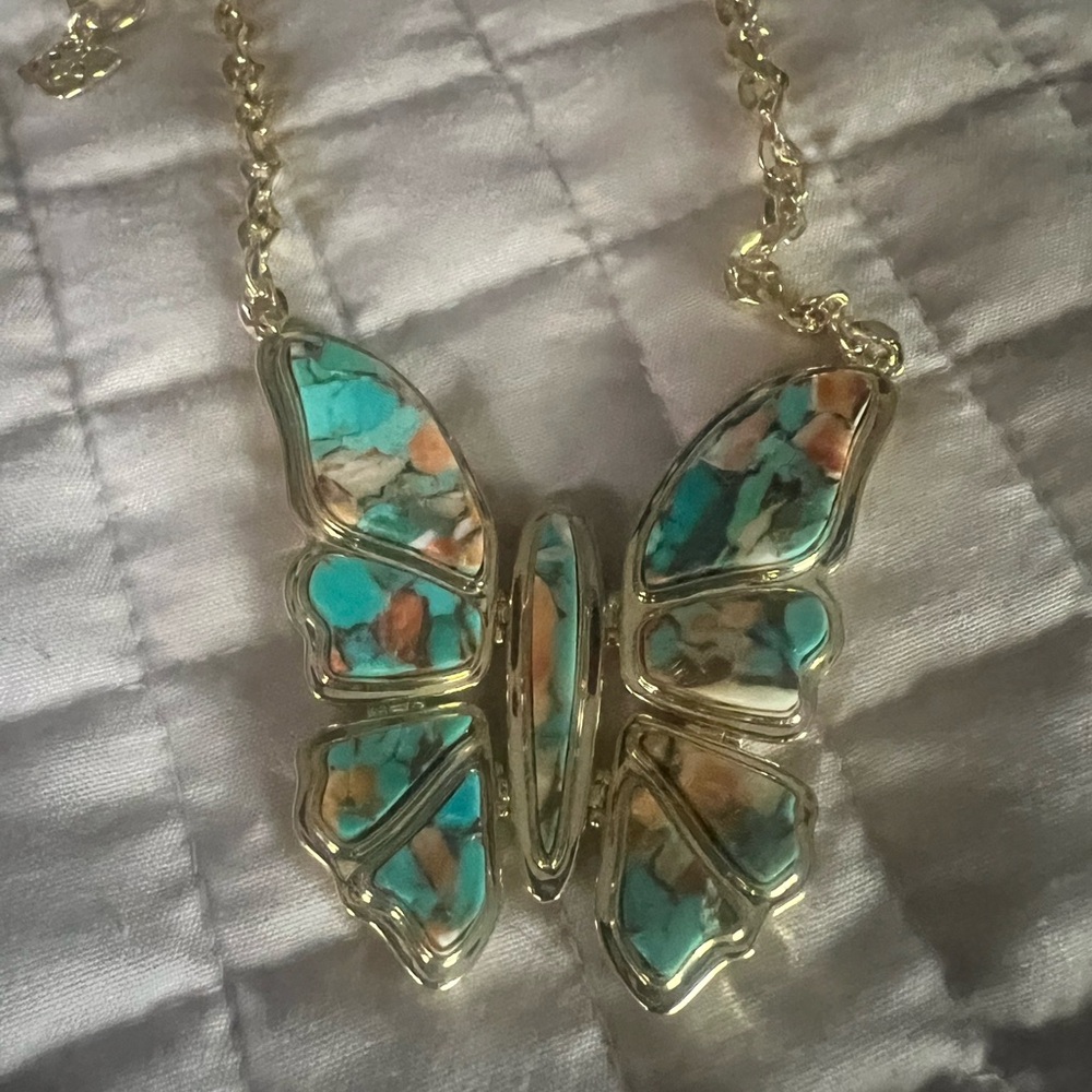 Kendra Scott Ember Butterfly necklace